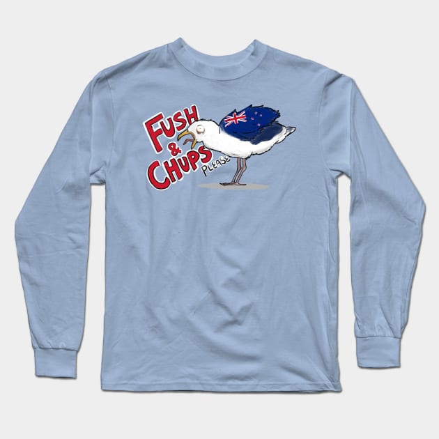 Fush & Chups please Long Sleeve T-Shirt by MewMewMaya